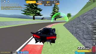 Roblox Driving Empire  2022 Rovana Racer Test Drive In Circuit Race No Talking [upl. by Ytineres796]