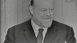 Whats My Line  Ingemar Johansson Burl Ives Martin Gabel amp James Roosevelt panel Feb 1 1959 [upl. by Ynabla]