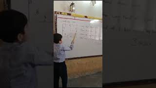 Revision Tasks presentation on board of Analog clock by Hassan khan Grade one Tulip [upl. by Nahtanoj]