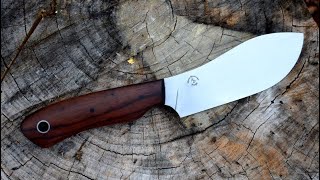 Beginner Knife Making Forging a Nessmuk Skinning knife [upl. by Deerc]