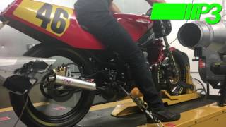 Yamaha TZR 125 Dyno Day Power run P3 Tuning [upl. by Ahseer528]