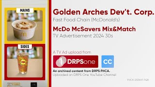 McDo McSavers MixampMatch TV Ad 2024 30s Philippines CC [upl. by Sirronal525]