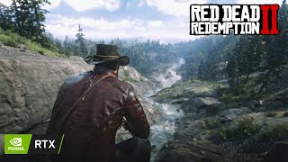 RDR2 Relaxing Ambient Walk across the Map  4K Ultra Max Graphics [upl. by Pamela]