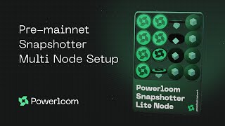 Premainnet Snapshotter Multi Node Setup [upl. by Arukas16]