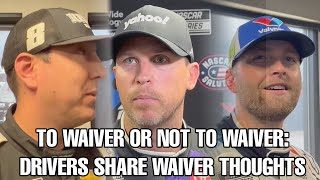 Hear From Denny Hamlin Kyle Busch William Byron And Other Drivers Comment On Kyle Larson Waiver [upl. by Kellby]