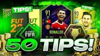 50 Tips To Help You DOMINATE FIFA 22 Ultimate Team [upl. by Atikcir43]