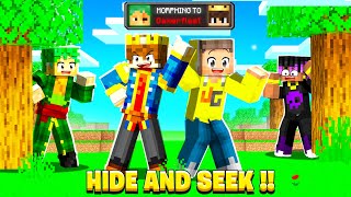 BECOMING TECHNO GAMERZ TO CHEAT IN MINECRAFT HIDE AND SEEK😱 [upl. by Nowell977]