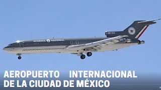 Aeronaves de la Armada de México y GN llegan al AICM [upl. by Eirallam]