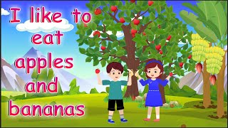 Apples and Bananas Song  Learning Vowels with Gracie’s Corner  Nursery Rhymes  Kids Songs [upl. by Adamek836]