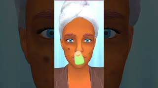 ASMR treatmentnose treatment  girl meckup treatment asmr treatment shorts 3danimation [upl. by Cirdek]