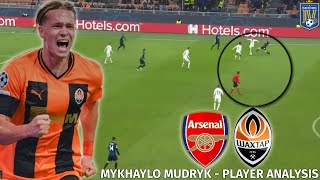 How Mykhaylo Mudryk Would Improve Arsenal  How GOOD Is Mykhaylo Mudryk  Player Analysis [upl. by Gnol]