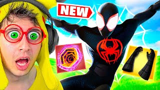 Miles Morales en Fortnite 🔴🕷️🌌 Reto Spiderman [upl. by Ydniw]