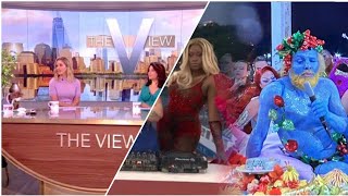 The View’ cohosts slam critics of Olympics Last Supper drag show ‘Watch something else’ [upl. by Yemar483]