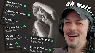 should THE ANTHOLOGY by taylor swift have been the main album Album Reaction amp Review [upl. by Nauqed180]