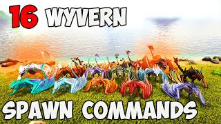 UPDATED Ark ALL WYVERN Spawn COMMAND  How To Summon All WYVERNS ARK CODE 2023 [upl. by Magan167]