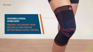 Knee support with lateral stabilizers Rodisil® [upl. by Fan]