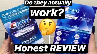 Demo  Product Review  Crest 3D Whitestrips VIVID Plus [upl. by Wendell234]