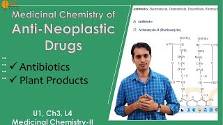 Anticancer Drugs Medicinal Chemistry Part 4 Antibiotics and Plant product [upl. by Neggem]