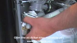 Videoguide till utbyta av diskmaskinens avloppspump  Se hur … [upl. by Ayatal567]