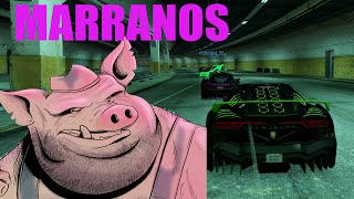 GTA5 MARRANOS AL VOLANTE CARRERA EN PS4 [upl. by Beauregard192]