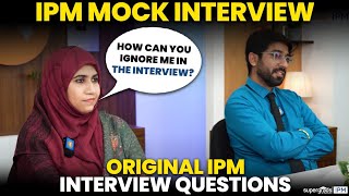 IPMAT 2024 Live MOCK Interview  Dont Make these Mistakes  IPMAT Interview Tips  IPMAT MOCK Test [upl. by Ecyac]