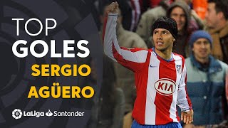 TOP 25 GOALS Sergio Agüero en LaLiga Santander [upl. by Llenroc]