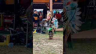 This little guy danced hard all weekend He was so cute nativeamerican indigenous powwow dance [upl. by Rintoul]