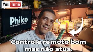 TV Philco PH 28n91d o controle remoto não atua [upl. by Clere727]