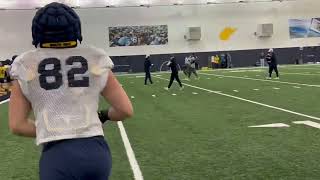 WVU spring football practice 4424  Additional highlights HailWV [upl. by Tryck]