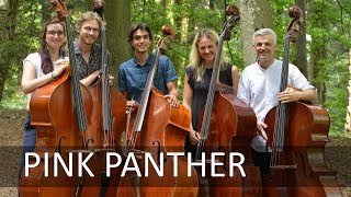 PINK PANTHER Theme  double bass quintet  Božo Paradžik amp students [upl. by Mollie370]