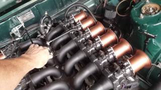 1GZFE Toyota V12 Individual throttle bodies [upl. by Natam]