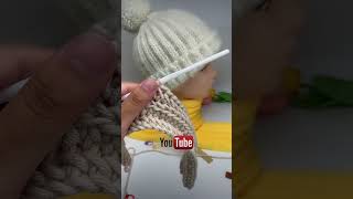 Beautiful baby cap 👌👌 😍😍 crochet handmade knitting knithatpattern crochethats [upl. by Orna]