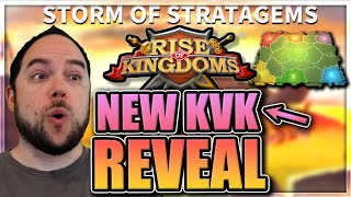 Storm of Stratagems KvK Map Revealed Rise of Kingdoms [upl. by Berrie]