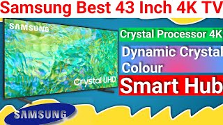 Best 43 Inch 4K TV 2024  Samsung 43 inches 4K Ultra HD TV UA43BU8000KLX [upl. by Ion]