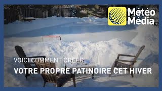 Voici comment créer votre propre patinoire cet hiver [upl. by Denis]