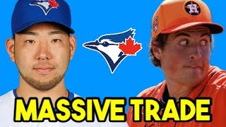 BLUE JAYS MAKE HUGE TRADE Yusei Kikuchi TRADED TO Houston Astros For TOP PITCHING PROSPECT [upl. by Eeraj]