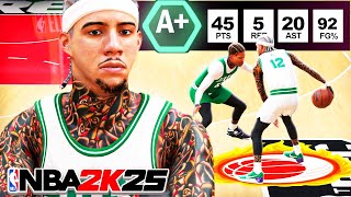 My 2WAY PERIMETER PLAYMAKER is DOMINATING RANDOM REC in NBA 2K25 [upl. by Halludba]