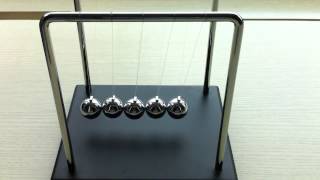 Newtons cradle  Two balls up [upl. by Kcirdneked]