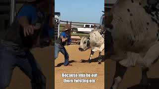 Dont let a mean bull catch you full vid on Dale Brisbys YT [upl. by Alekehs]