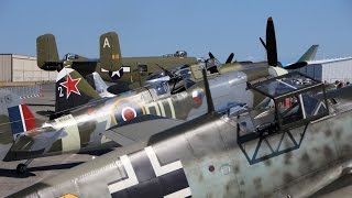 Hear all the WWII Legends  Mustang Spitfire Hurricane Mitchell etc [upl. by Novihc215]