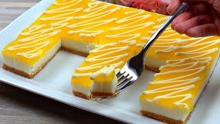 If you have Lemon Make this Dessert in 10 Minutes NoBake No Gelatin Easy and Delicious [upl. by Leilani]