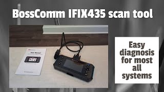 BossComm IFIX435 OBD scan tool Easy diagnosis for most all systems [upl. by Sidonius]