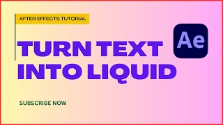 Wiggle Text Animation in After Effects Like Liquid Text [upl. by Upton]