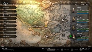 Very low LV avg 9 vs Dreisang the Archmagus in 5 minutes the Sorcerer job boss OCTOPATH TRAVELER [upl. by Ihn781]