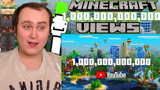 One Trillion Minecraft Views on YouTube and Counting  Reaction [upl. by Kandace]