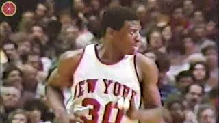 Bernard King 46pts vs Kelly Tripucka 40pts 1984 NBA ECFR Detroit Pistons at New York Knicks G3 FHD [upl. by Erreip]