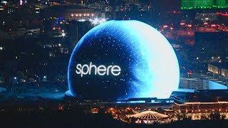 “It was pretty incredible” Sphere Las Vegas workers react to dazzling light show [upl. by Llehcar]