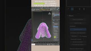 3DS Max cloth modifiers Tutorials  Beginner Tutorial [upl. by Patrich]