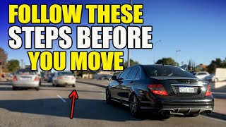 How To Change Lanes in Busy Traffic Driving Lesson [upl. by Rawde]