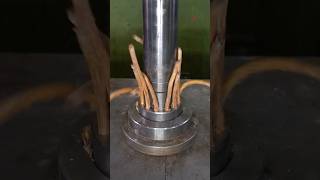 Reeses Chocolate Vs Hydraulic Press 🫣😱🤤 hydraulicpress satisfying candy crushing asmr [upl. by Jehu]